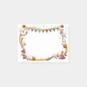 Halloween Colorful Frame Post-it Notes