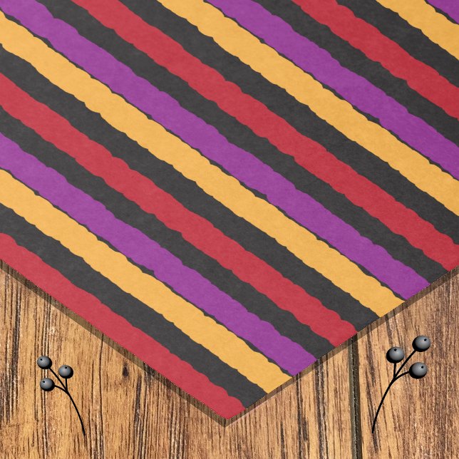 Halloween colorful stripes tissue paper (Creator Uploaded)