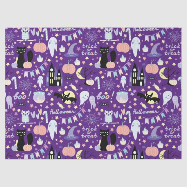 Halloween Colorful Tissue Paper (Front)