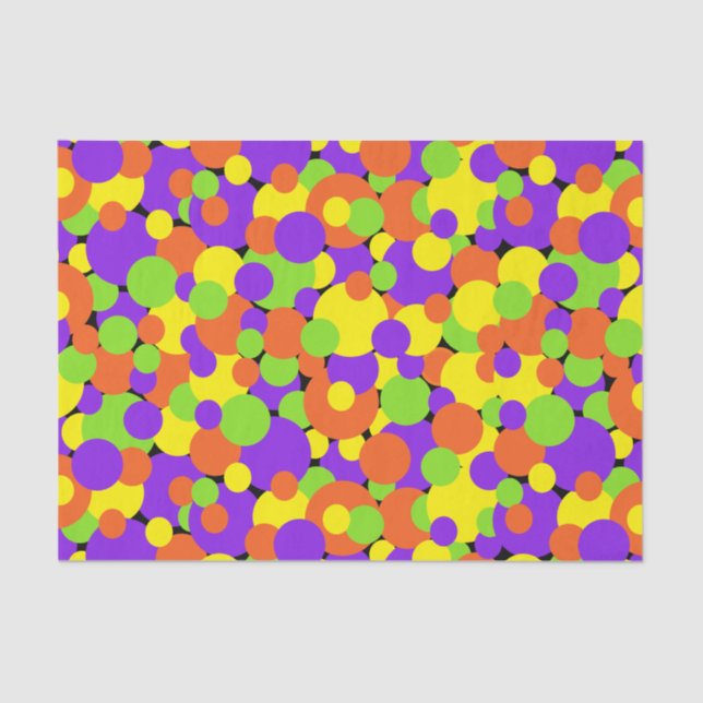 Halloween Colors | Circles | Tissue Paper (Front)