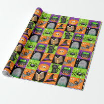 Halloween Colors Wrapping Paper
