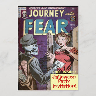 Halloween Comic Invitation