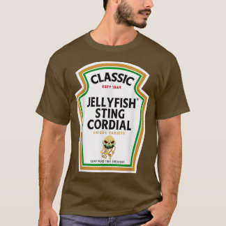 Halloween Condiment Bottle Jellyfish Sting Cordia T-Shirt