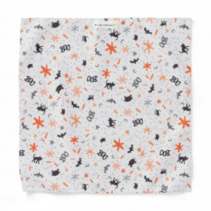 Halloween Confetti Print Bandana