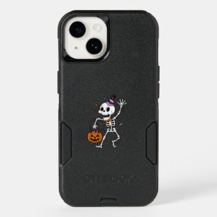 Halloween Confetti Skeleton OtterBox iPhone 14 Case