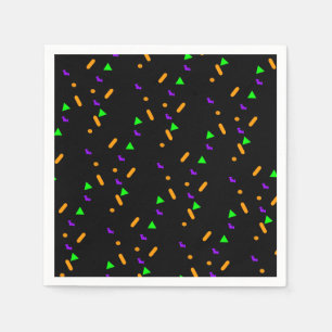 Halloween Confetti Sprinkles Neon Napkins