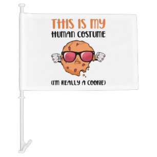 Halloween Cookie Car Flag