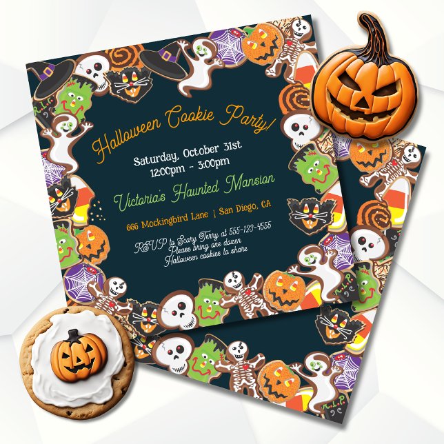 Halloween Cookie Party Invitation (Creator Uploaded)