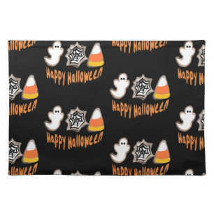 Halloween Cookies Baker Baking Candy Cloth Placemat