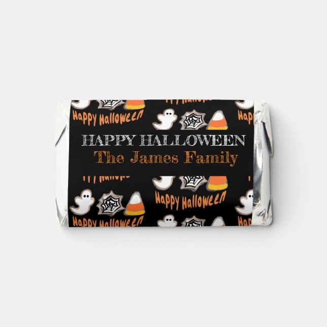 Halloween Cookies Ghost Candy Patterned Hershey's Miniatures (Front)