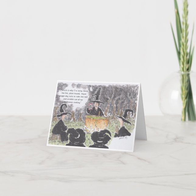 Halloween Cooking Card (Front)