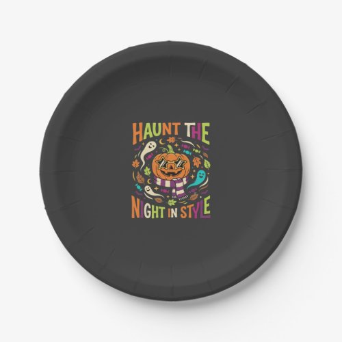 Halloween Cool Jack Lantern Paper Plates
