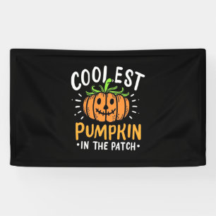 Halloween Coolest Pumpkin In The Patch Banner
