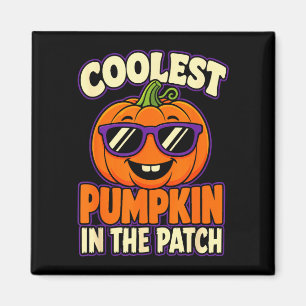Halloween coolest pumpkin in the patch kids boys magnet