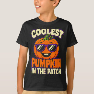 Halloween coolest pumpkin in the patch kids boys T-Shirt