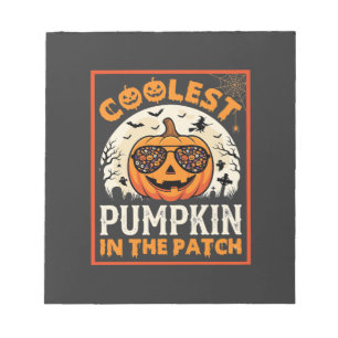 Halloween Coolest Pumpkin in the Patch Sunglasses Notepad