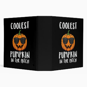 Halloween Coolest Pumpkin Patch Costume Men Boys K 3 Ring Binder