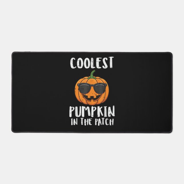 Halloween Coolest Pumpkin Patch Costume Men Boys K Desk Mat (Front)