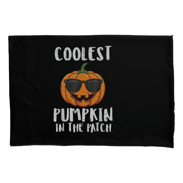 Halloween Coolest Pumpkin Patch Costume Men Boys K Pillow Case (Front)