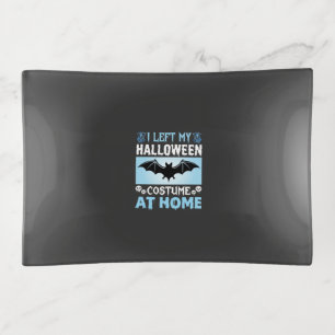 Halloween Costume At Home Funny Bat Design Trinket Tray