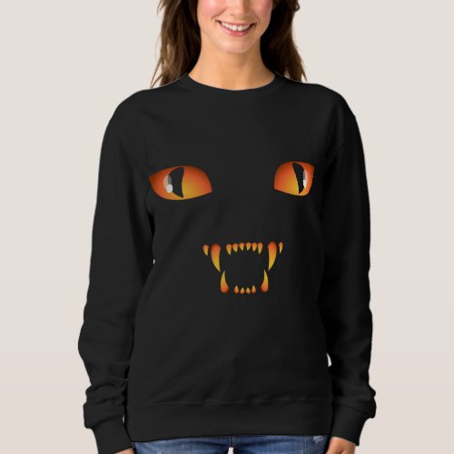 Halloween Costume Black Cat Hooded Sweatshirt