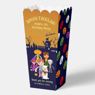 Halloween Costume Boy Birthday Party Favor Boxes