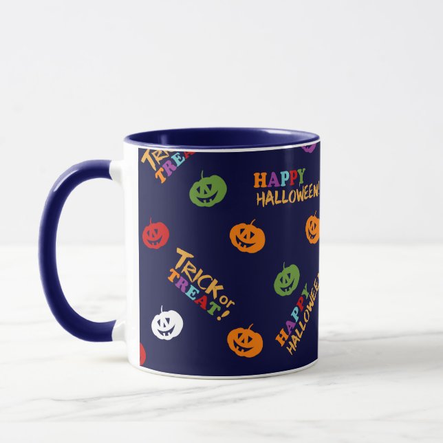 Halloween Costume Boy Birthday Party  Mug (Left)