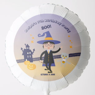 Halloween Costume Boy Wizard Birthday Party Balloon