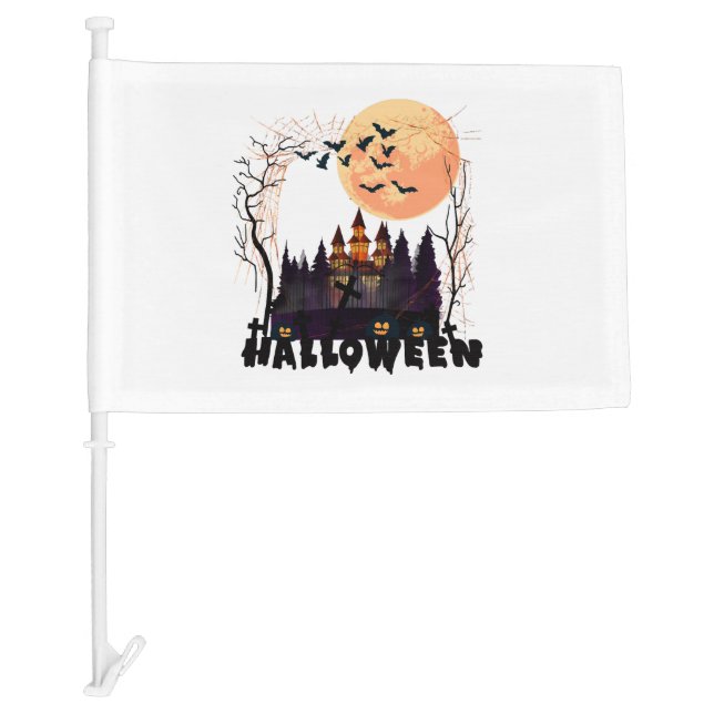 Halloween costume          car flag (Front)