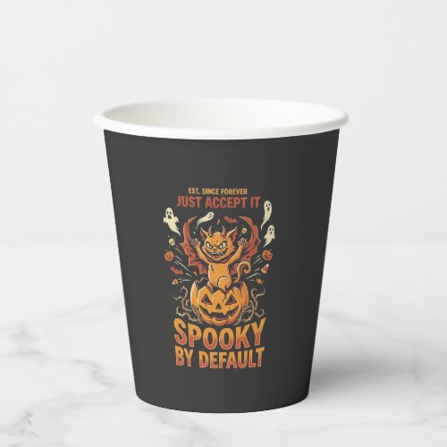 Halloween Costume Chaos Paper Cups