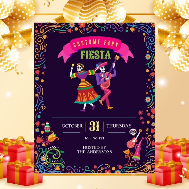 Halloween Costume Colorful Party De los Muertos Foam Board (Creator Uploaded)