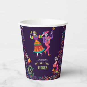 Halloween Costume Colorful Party De los Muertos Paper Cups