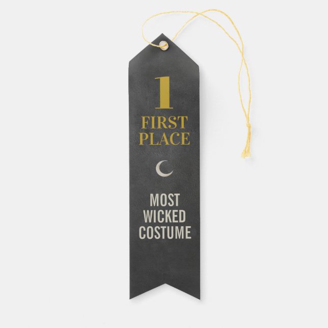 Halloween Costume Contest | 1st Place Award Ribbon (Front)
