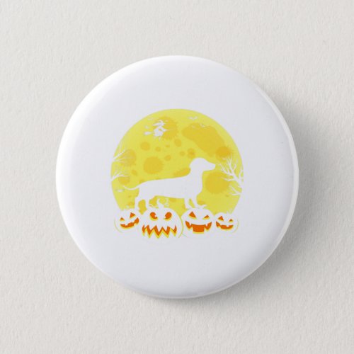 Halloween Costume Dog Lovers Cute Dachshund  Button