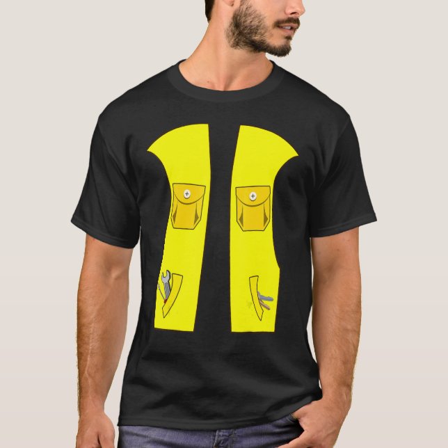 Halloween Costume For Kids Adults Trucker Costume T-Shirt (Front)