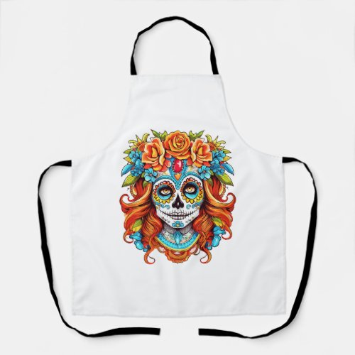 Halloween Costume for Men and Women _ La Catrina Apron