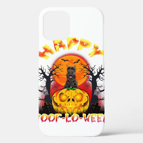 Halloween Costume Giant Schnauzer  Funny Dog Gift iPhone 12 Pro Case