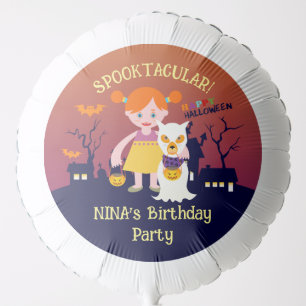 Halloween Costume Girl Birthday Party Balloon