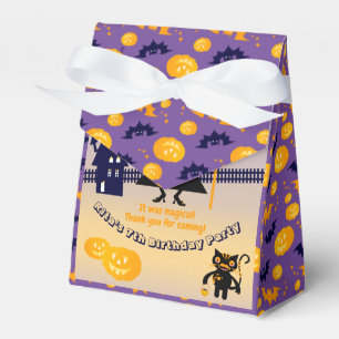 Halloween Costume Girl Witch Birthday Party Favor Boxes