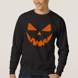 Halloween Costume Jack O' Lantern Pumpkin Face Wom Sweatshirt