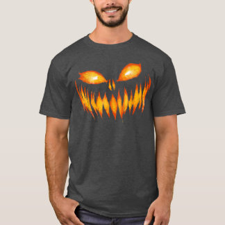 Halloween Costume Jack O' Lantern Pumpkin Face Wom T-Shirt