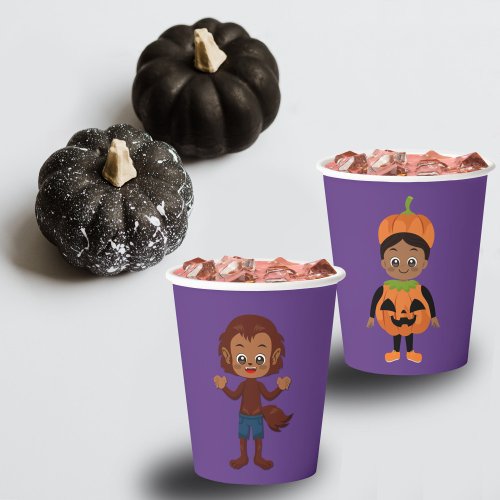 Halloween Costume Kids Party  Paper Cups