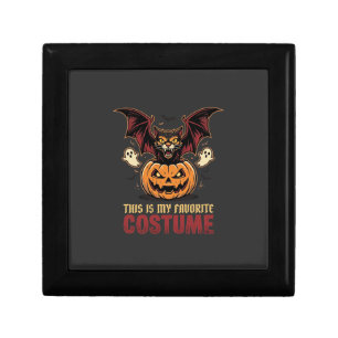 Halloween Costume Monster Pumpkin Gothic Vector De Gift Box