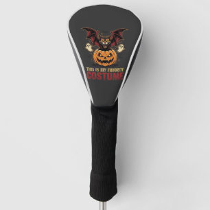 Halloween Costume Monster Pumpkin Gothic Vector De Golf Head Cover