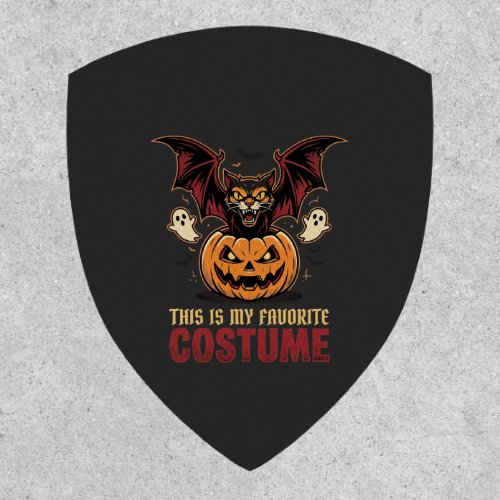 Halloween Costume Monster Pumpkin Gothic Vector De Patch