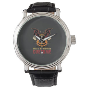 Halloween Costume Monster Pumpkin Gothic Vector De Watch