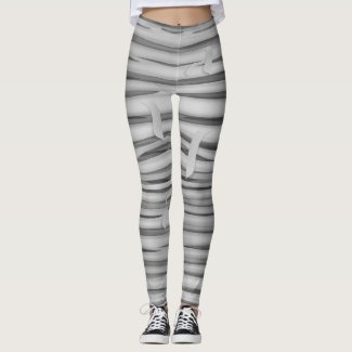 Halloween Costume Mummy Bandages Leggings