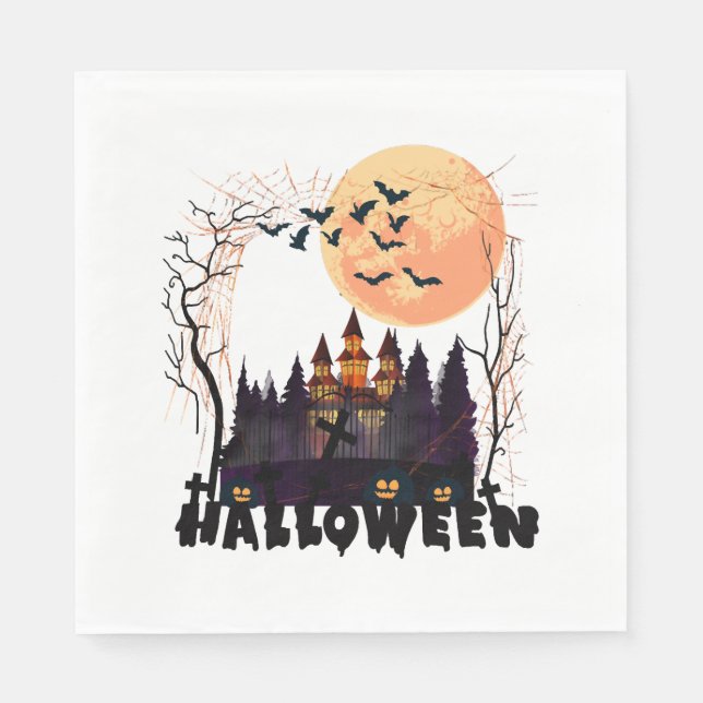 Halloween costume          napkins (Front)