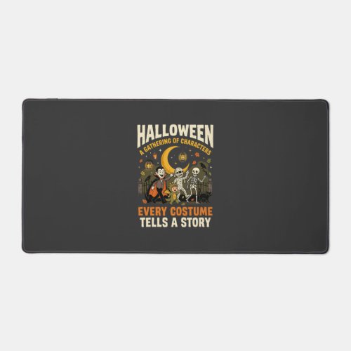 Halloween Costume Night Adventure Desk Mat