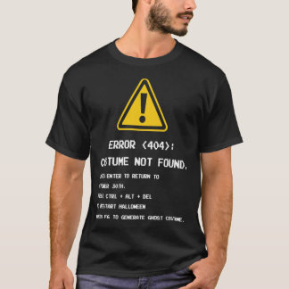 Halloween Costume Not Found Essential  T-Shirt